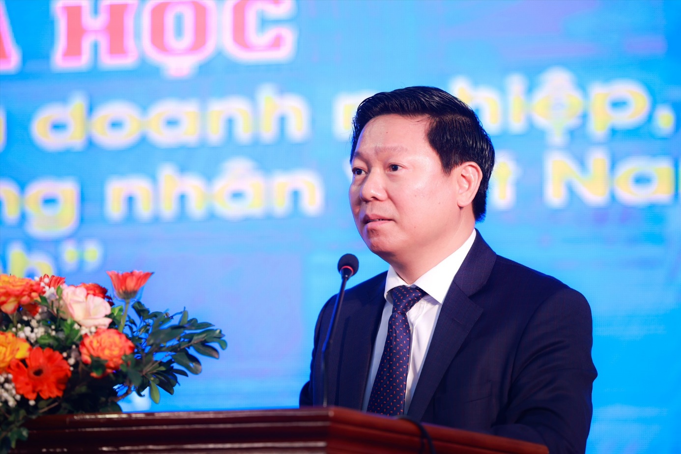 Ông Trần Thanh Lâm - Phó trưởng Ban Tuyên giáo Trung ương phát biểu tại Hội thảo. Ảnh: Hải Nguyễn