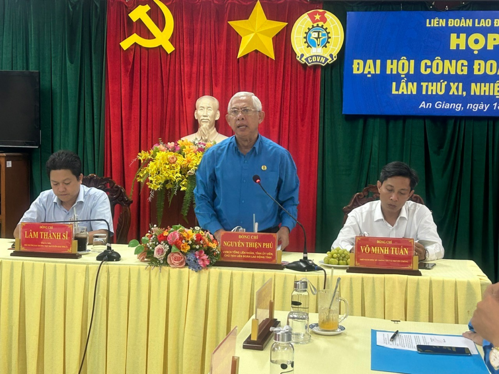 Nhiều định hướng sâu sắc tại họp báo Đại hội Công đoàn tỉnh An Giang lần thứ XI